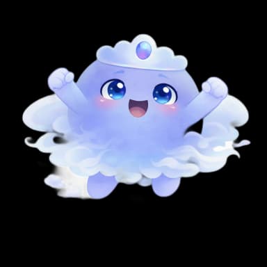 応援するふわりちゃん