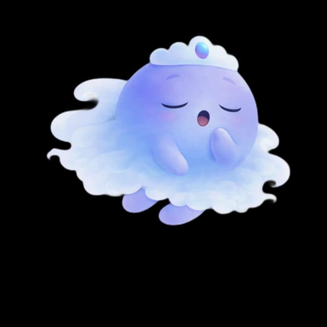 眠そうなふわりちゃん