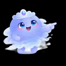 説明するふわりちゃん